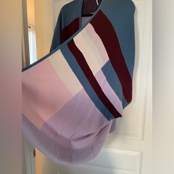 Plenty Tracey Reese Anthropologie Geometric Poncho XS/S - Picture 4 of 7